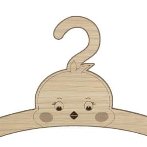 چوب لباسی نوزادی مدل CH01 بسته 5 عددی
